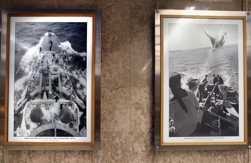 В галерее "Метро" открылась выставка фотографий ко Дню Победы 11 фото