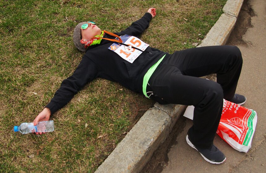 В парке Горького организовали благотворительный забег "Победа" 20 фото