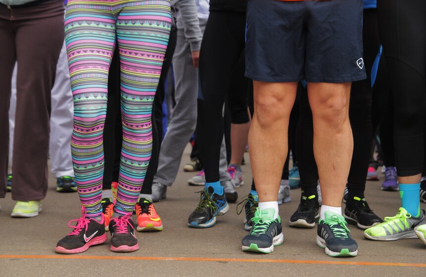 В парке Горького организовали благотворительный забег "Победа" 11 фото