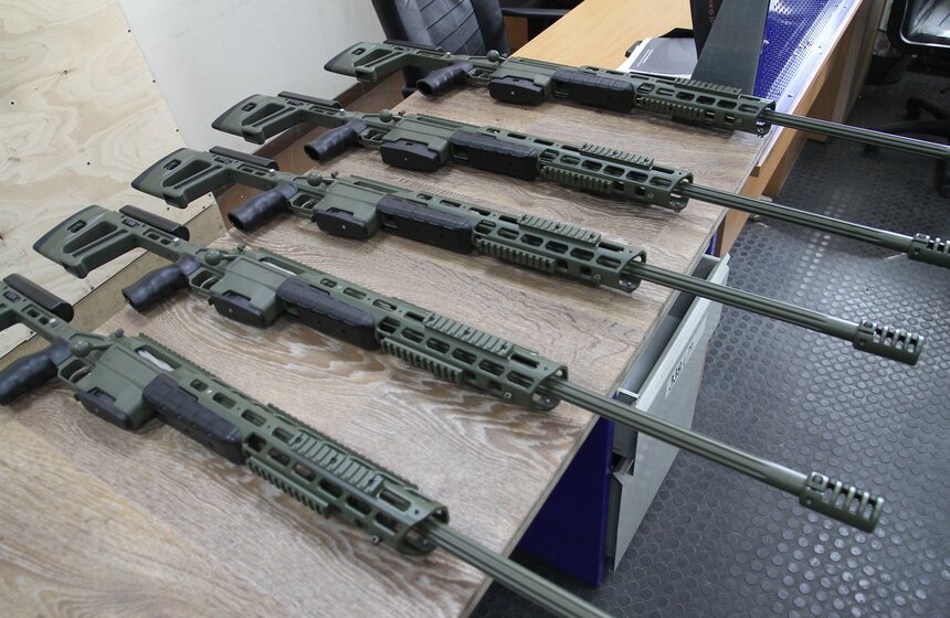 Сергей Собянин протестировал винтовки завода "Промтехнология" 9 фото