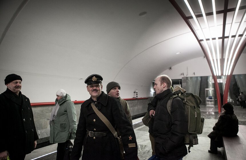 В Москве открылась новая станция метрополитена - "Алма-Атинская" 8 фото