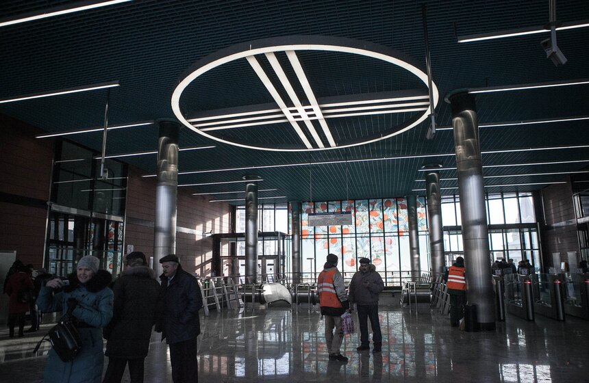 В Москве открылась новая станция метрополитена - "Алма-Атинская" 15 фото