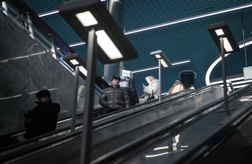 В Москве открылась новая станция метрополитена - "Алма-Атинская" 12 фото
