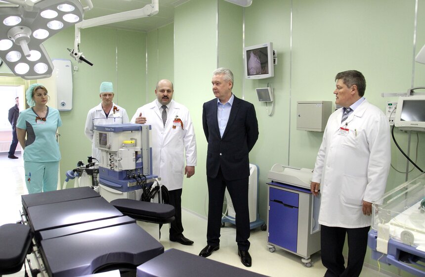 Сергей Собянин открыл роддом на востоке столицы 8 фото