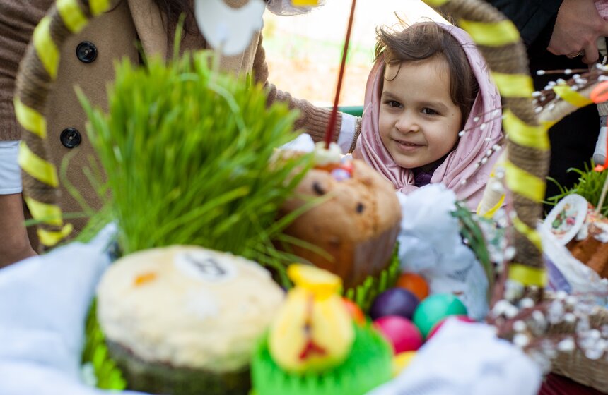 В столичных церквях освятили куличи и пасхи 9 фото