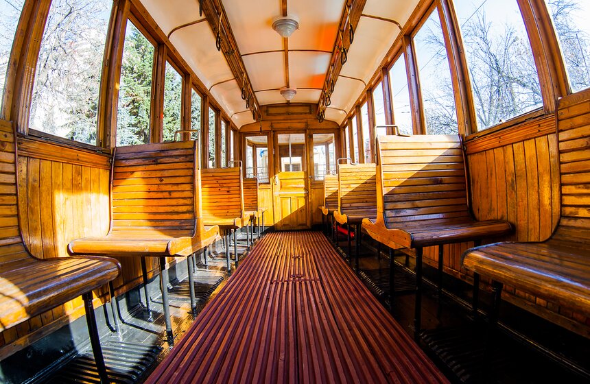 На Чистопрудном бульваре прошел парад трамваев 7 фото