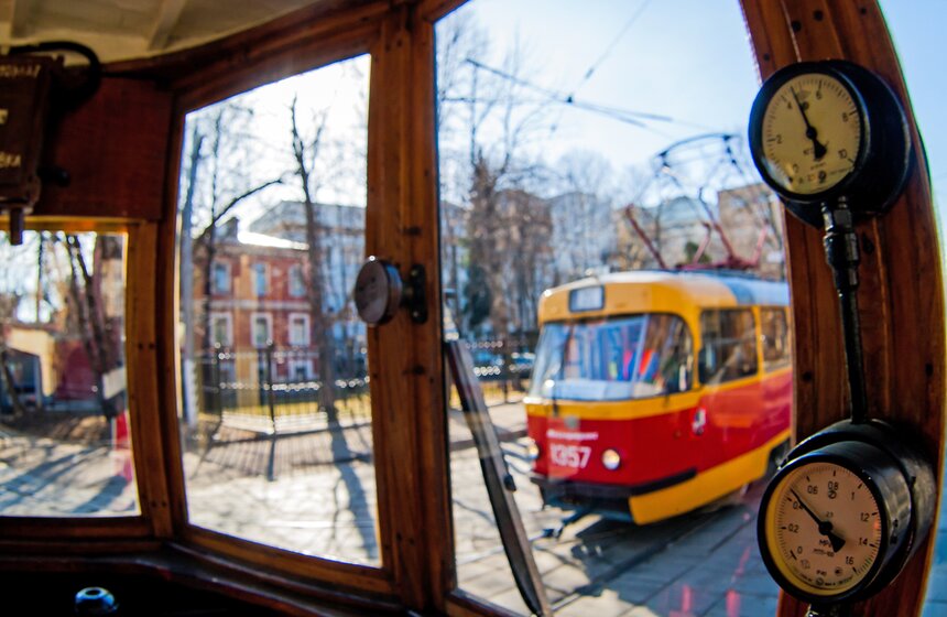 На Чистопрудном бульваре прошел парад трамваев 5 фото