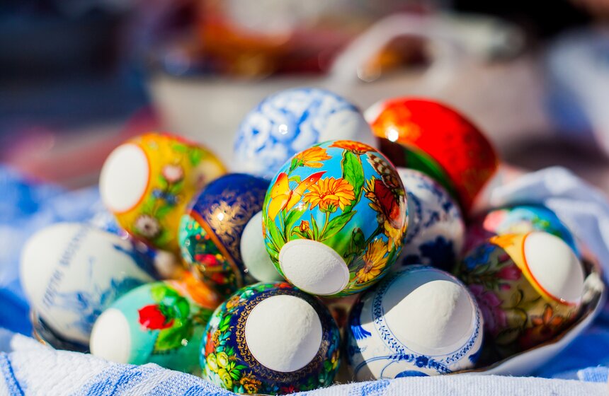 В столичных церквях освятили куличи и пасхи 31 фото