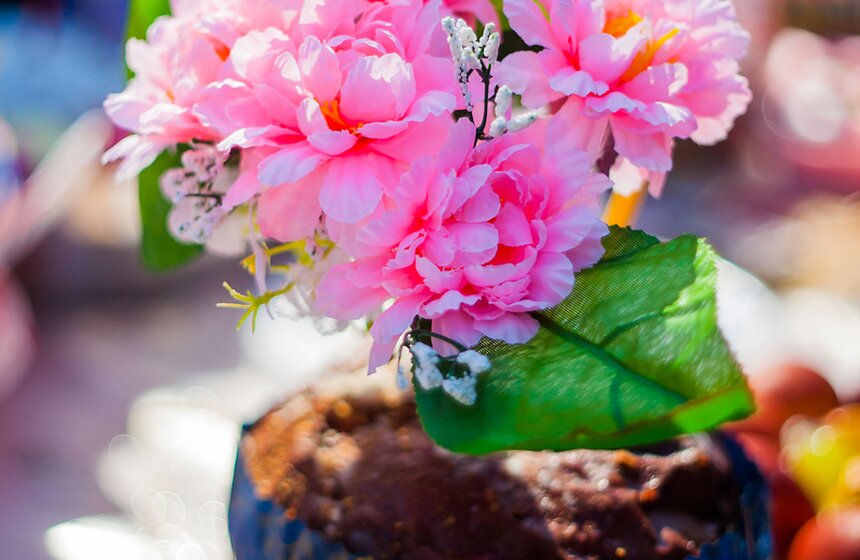 В столичных церквях освятили куличи и пасхи 34 фото