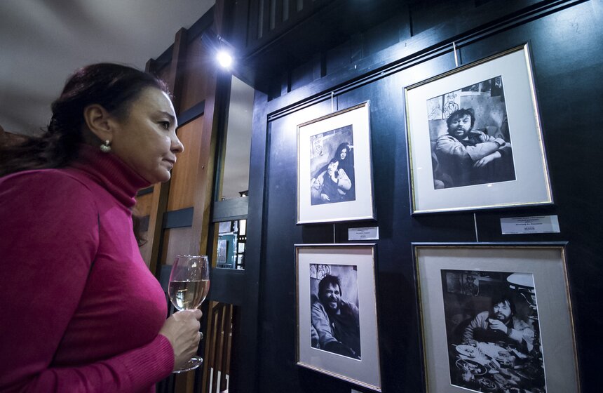 Выставка Анатолия Зверева "И люди, и звери" в галерее "Веллум" 18 фото