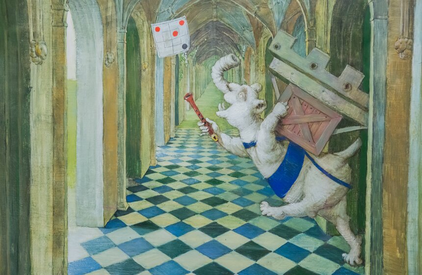 В библиотеке имени Тургенева стартовал проект "Художник и книга" 8 фото