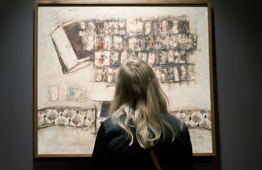 Выставка "Владимир Немухин. Грани формализма" в ММОМА 19 фото