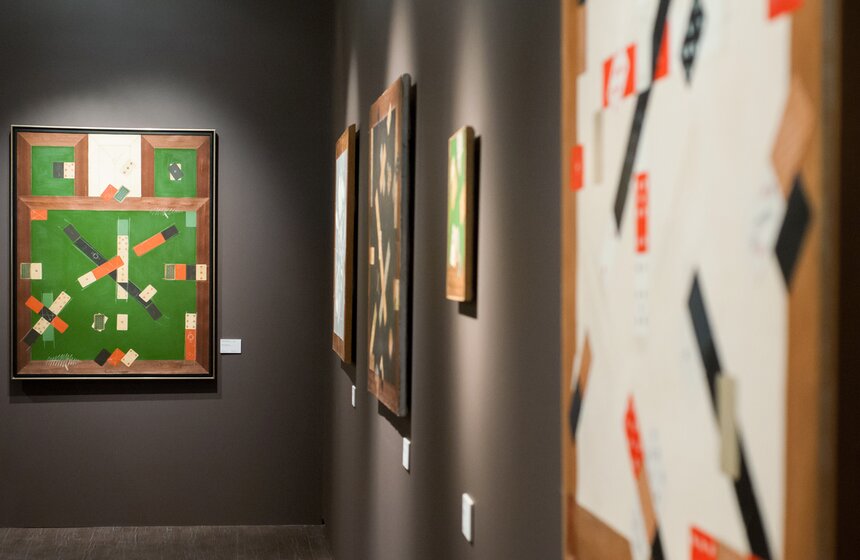 Выставка "Владимир Немухин. Грани формализма" в ММОМА 20 фото