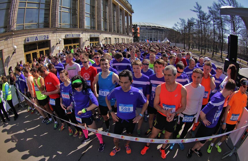 Прошел первый забег подготовительного этапа Московского марафона 8 фото
