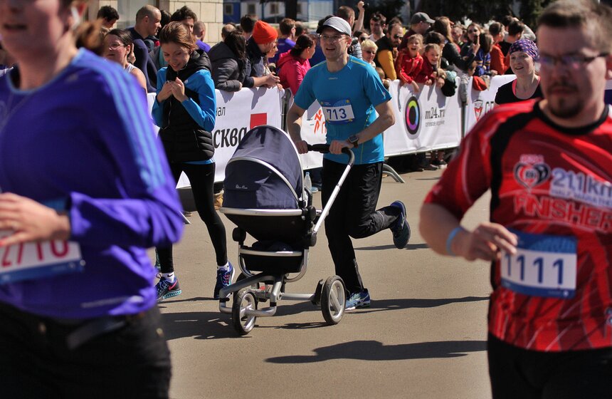 Прошел первый забег подготовительного этапа Московского марафона 17 фото