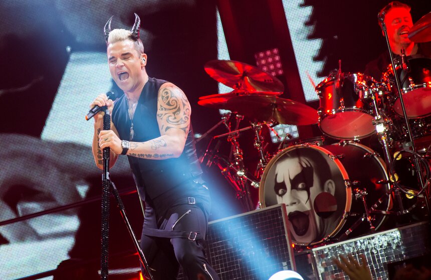 Робби Уильямс спел для московских поклонников в "Олимпийском" 5 фото