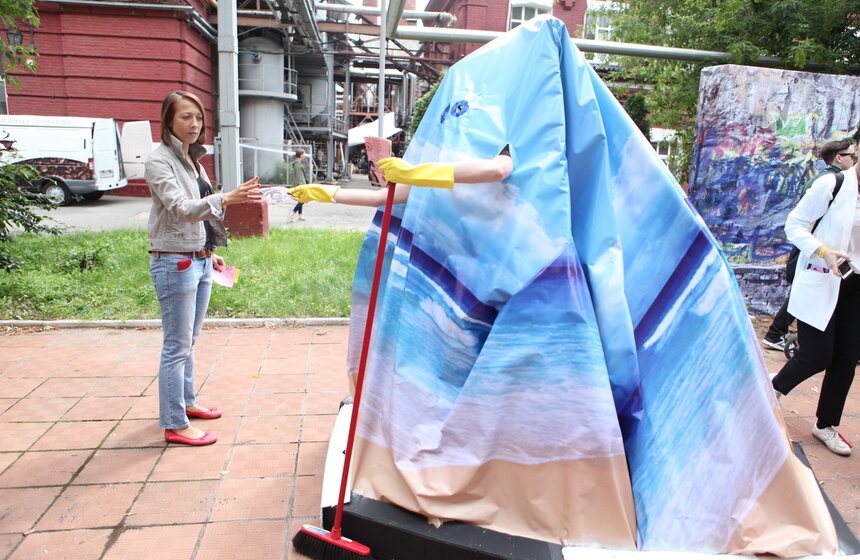 На заводе "Кристалл" состоялся фестиваль современного искусства 3 фото