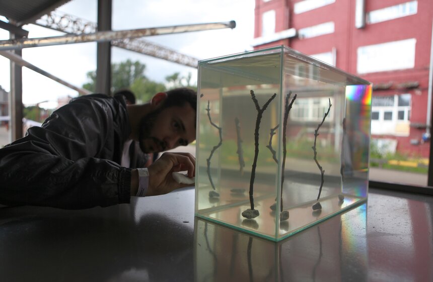 На заводе "Кристалл" состоялся фестиваль современного искусства 13 фото