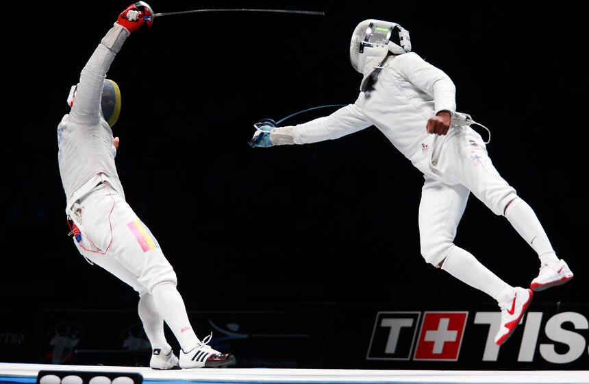 В столице проходит чемпионат мира по фехтованию 20 фото