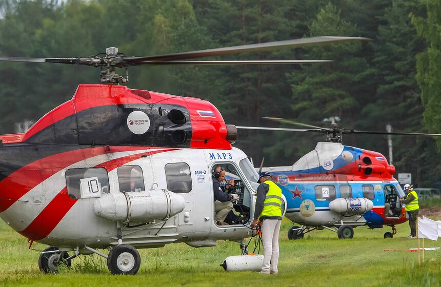 Как проходил чемпионат России по вертолетному спорту 9 фото