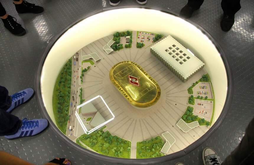 Фотографы и блогеры побывали на новом стадионе "Открытие Арена" 15 фото