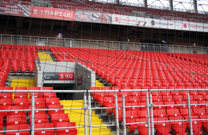 Фотографы и блогеры побывали на новом стадионе "Открытие Арена" 13 фото