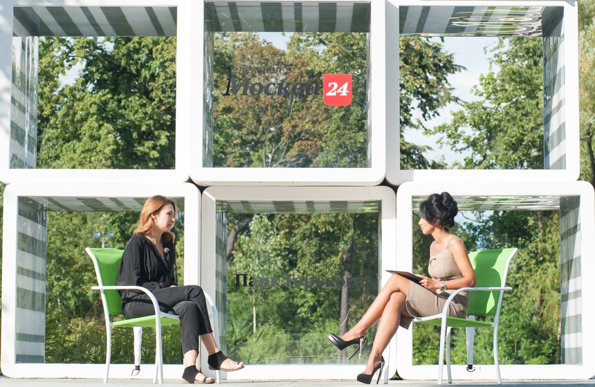 "Лето в парке": звезды в гостях у "Москвы 24" 32 фото