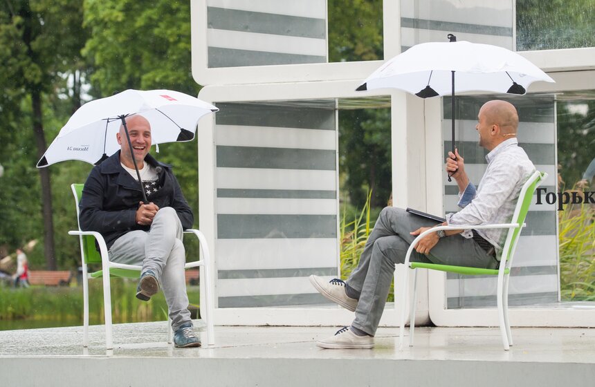 "Лето в парке": звезды в гостях у "Москвы 24" 9 фото