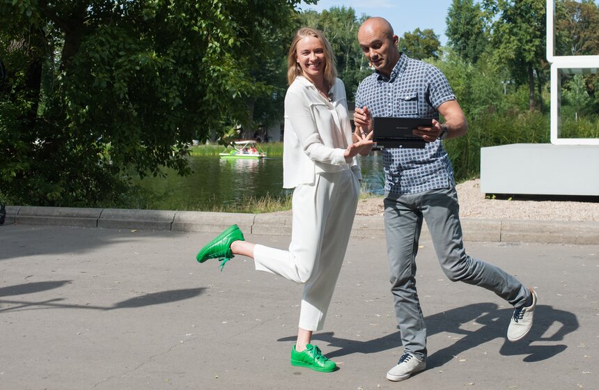 "Лето в парке": звезды в гостях у "Москвы 24" 16 фото