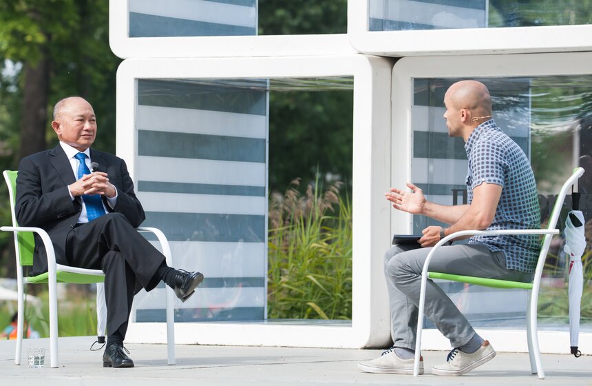 "Лето в парке": звезды в гостях у "Москвы 24" 20 фото