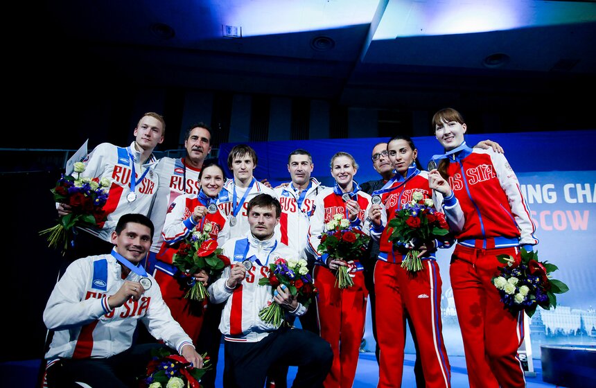 В Москве завершился чемпионат мира по фехтованию 29 фото