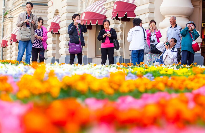 В ГУМе открылся фестиваль цветов 8 фото