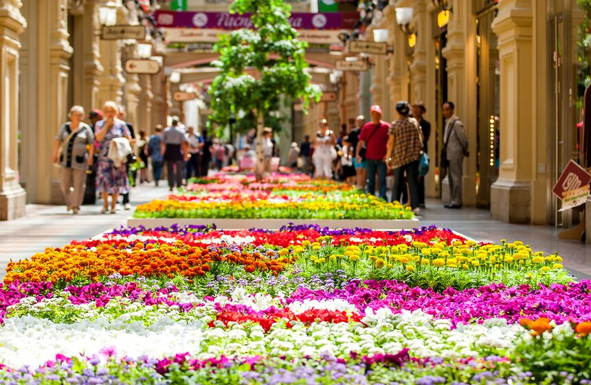 В ГУМе открылся фестиваль цветов 10 фото