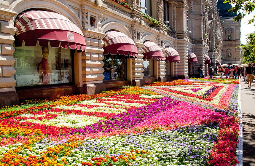 В ГУМе открылся фестиваль цветов 22 фото