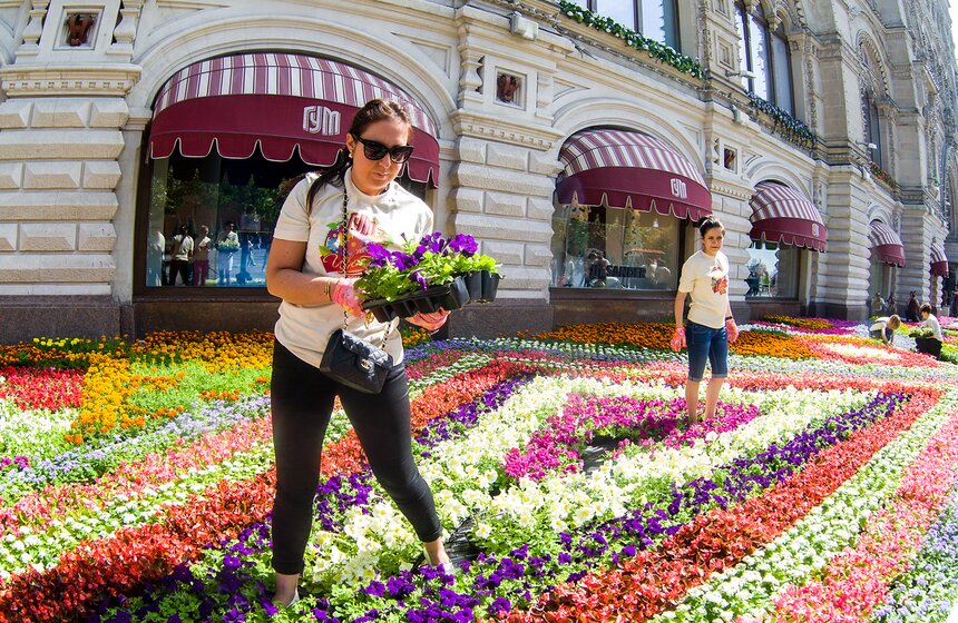 В ГУМе открылся фестиваль цветов 1 фото