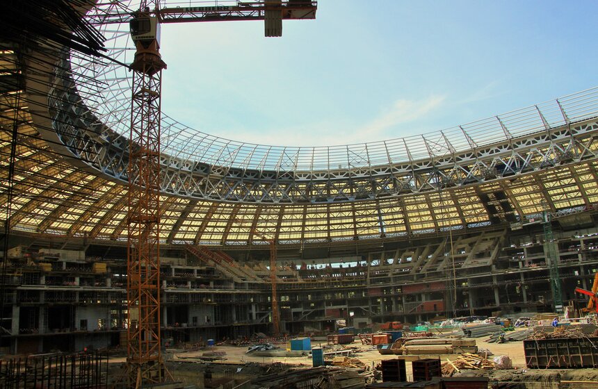 Сергей Собянин посетил спорткомплекс "Лужники" 3 фото