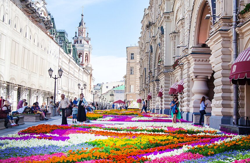 В ГУМе открылся фестиваль цветов 23 фото