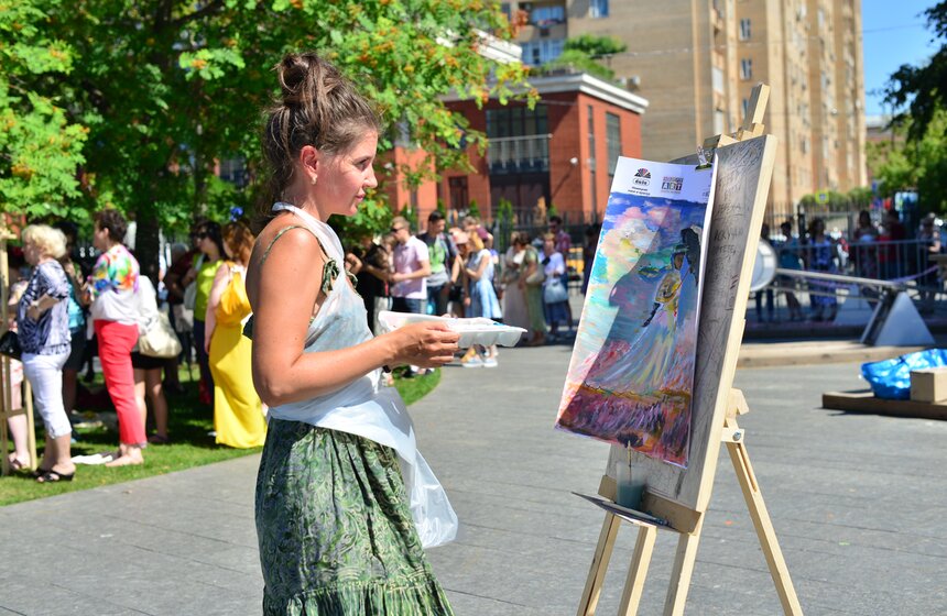 В парке МУЗЕОН состоялся пленэр "Твори как Моне" 13 фото
