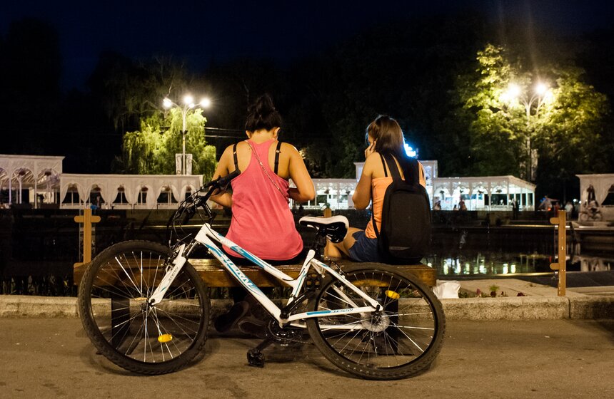 В столице прошла Велоночь 1 фото