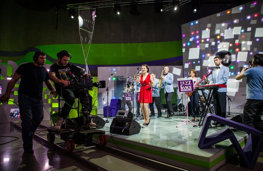 Jazz Dance Orchestra дали концерт в студии "Москвы 24" 3 фото