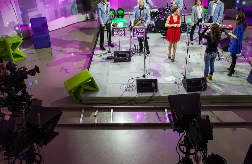 Jazz Dance Orchestra дали концерт в студии "Москвы 24" 2 фото