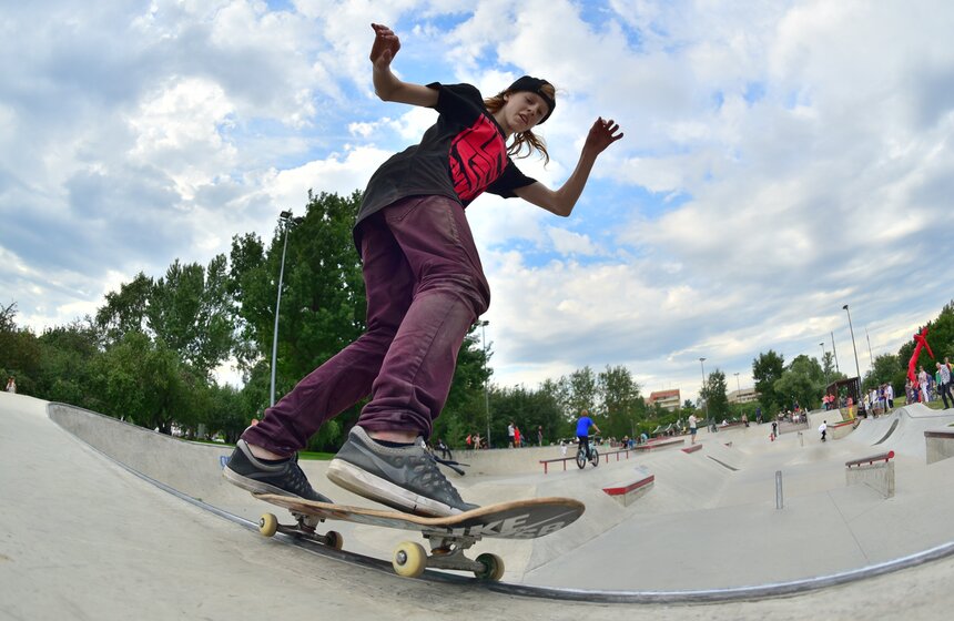 В парке "Садовники" прошел фестиваль экстремальных видов спорта 10 фото