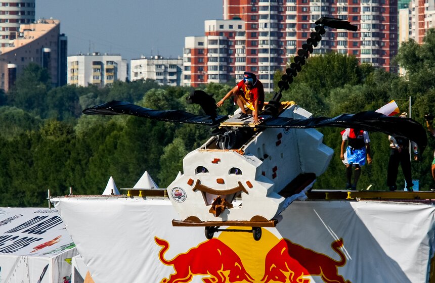На Гребном канале прошел чемпионат Flugtag 18 фото