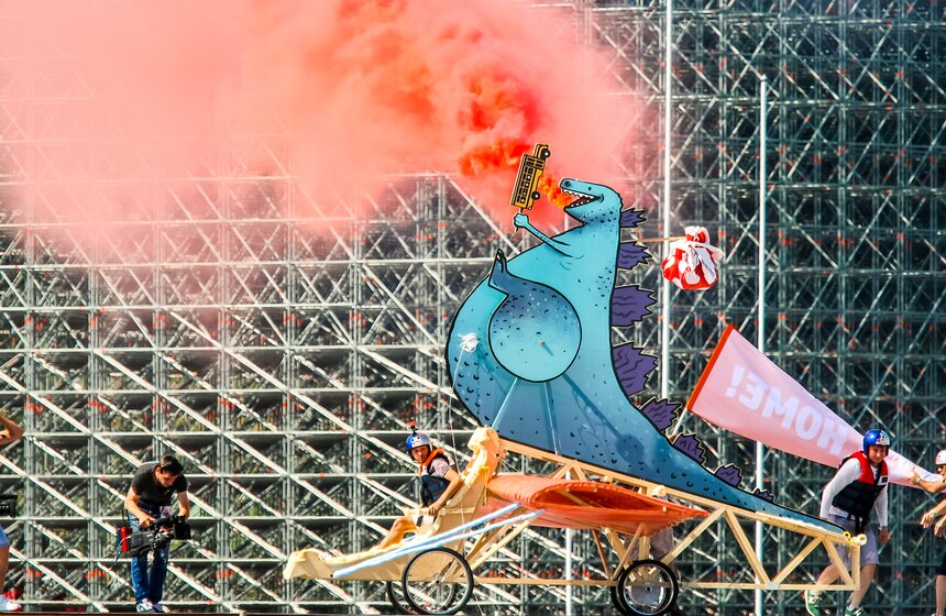 На Гребном канале прошел чемпионат Flugtag 4 фото