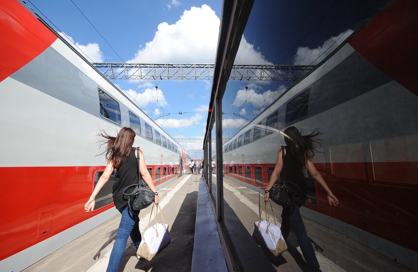 Двухэтажный поезд Москва - Воронеж отправился в первый рейс 21 фото