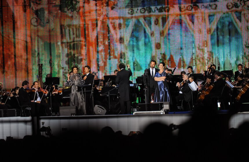 На ВДНХ прошел концерт русских звезд мировой оперы 29 фото