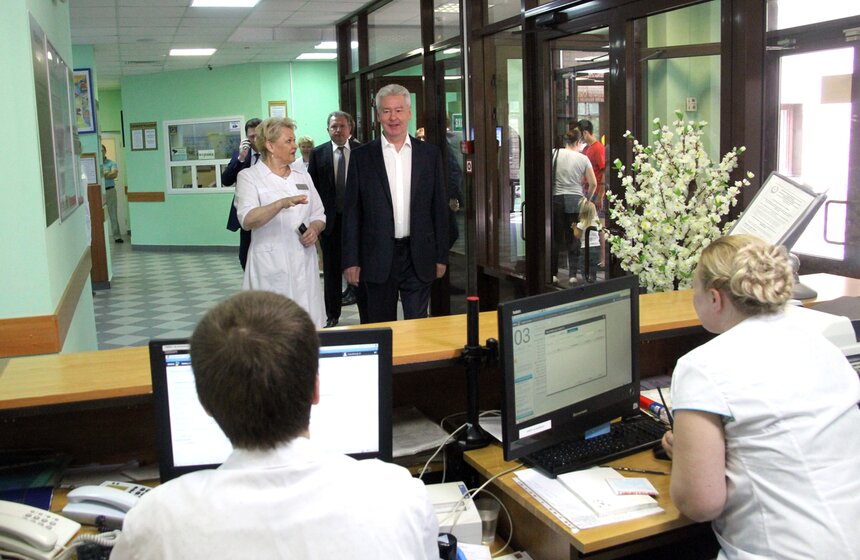 Сергей Собянин посетил детскую городскую поликлинику № 94 13 фото