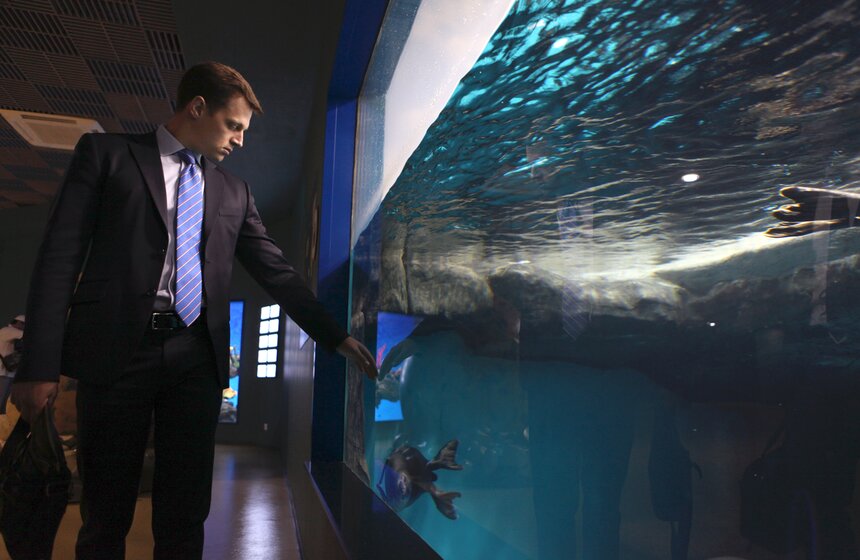 Владимир Путин и Сергей Собянин осмотрели "Москвариум" на ВДНХ 7 фото