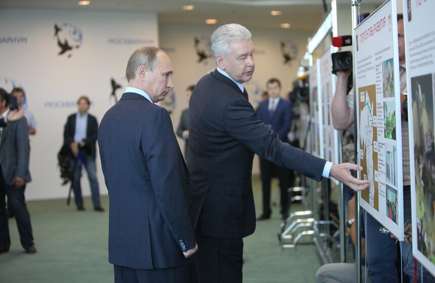 Владимир Путин и Сергей Собянин осмотрели "Москвариум" на ВДНХ 23 фото