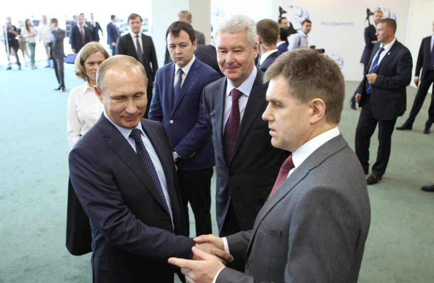 Владимир Путин и Сергей Собянин осмотрели "Москвариум" на ВДНХ 25 фото